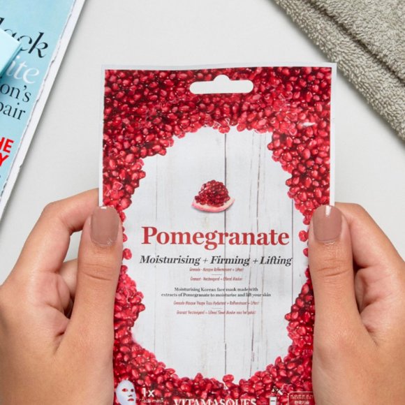 VITAMASQUE | Pomegranate Face Mask (Pack of 20) - Picture 4 of 9